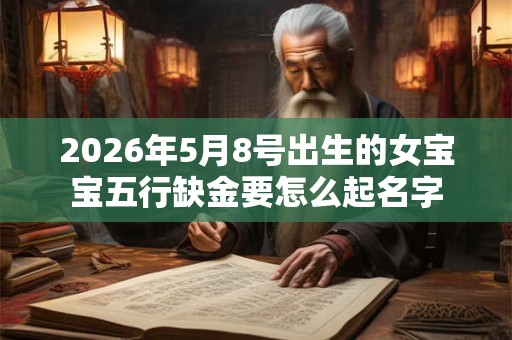 2026年5月8号出生的女宝宝五行缺金要怎么起名字
