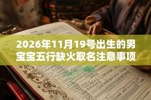 2026年11月19号出生的男宝宝五行缺火取名注意事项