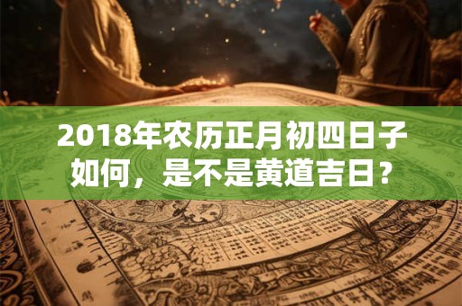 2018年农历正月初四日子如何,是不是黄道吉日? 2018年农历正月初四日子如何,是不是黄道吉日?