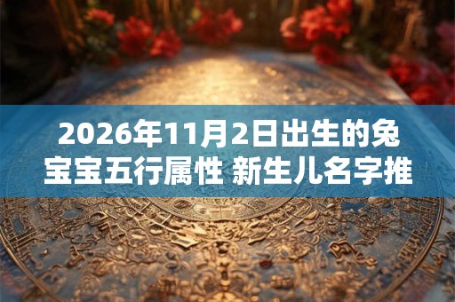 2026年11月2日出生的兔宝宝五行属性 新生儿名字推荐