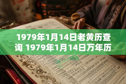 1979年1月14日老黄历查询 1979年1月14日万年历黄道吉日
