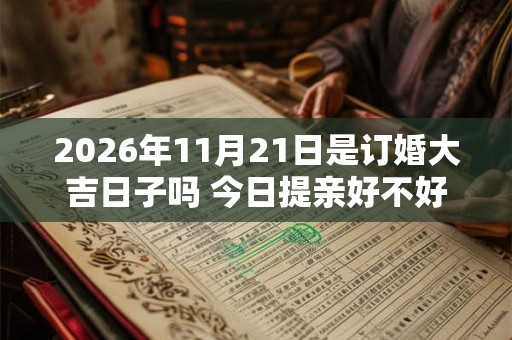 2026年11月21日是订婚大吉日子吗 今日提亲好不好 2026年11月21日是订婚大吉日子吗 今日提亲好不好