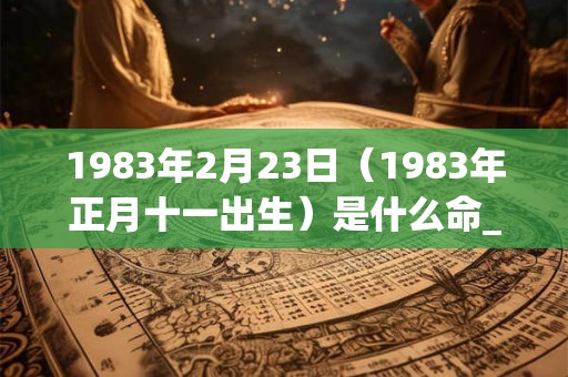 1983年2月23日(1983年正月十一出生)是什么命_命运如何 1983年2月23日(1983年正月十一出生)是什么命_命运如何