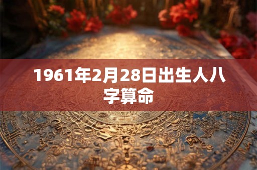 1961年2月28日出生人八字算命 1961年2月28日出生人八字算命