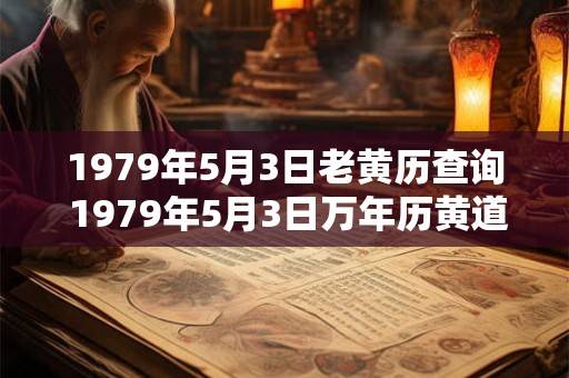 1979年5月3日老黄历查询 1979年5月3日万年历黄道吉日 1979年5月3日老黄历查询 1979年5月3日万年历黄道吉日