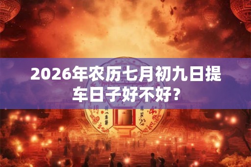 2026年农历七月初九日提车日子好不好? 2026年农历七月初九日提车日子好不好?