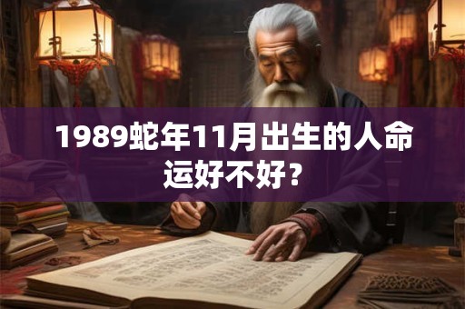 1989蛇年11月出生的人命运好不好? 1989蛇年11月出生的人命运好不好?