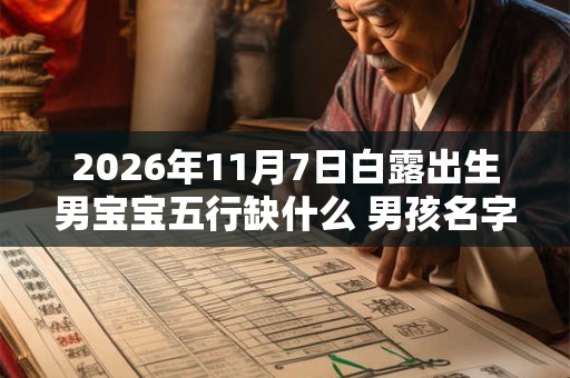 2026年11月7日白露出生男宝宝五行缺什么 男孩名字最新免费版 2026年11月7日白露出生男宝宝五行缺什么 男孩名字最新免费版