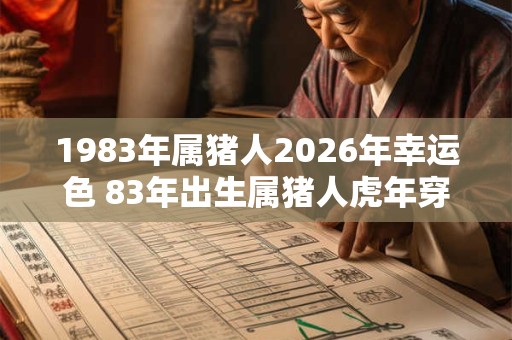 1983年属猪人2026年幸运色 83年出生属猪人虎年穿什么颜色衣服好