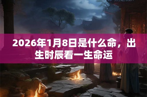 2026年1月8日是什么命，出生时辰看一生命运