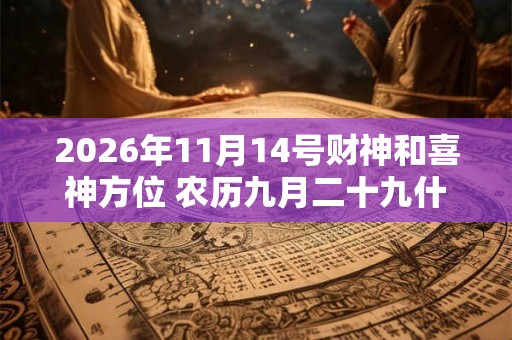 2026年11月14号财神和喜神方位 农历九月二十九什么时辰吉 2026年11月14号财神和喜神方位 农历九月二十九什么时辰吉
