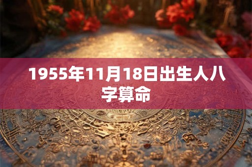 1955年11月18日出生人八字算命 1955年11月18日出生人八字算命