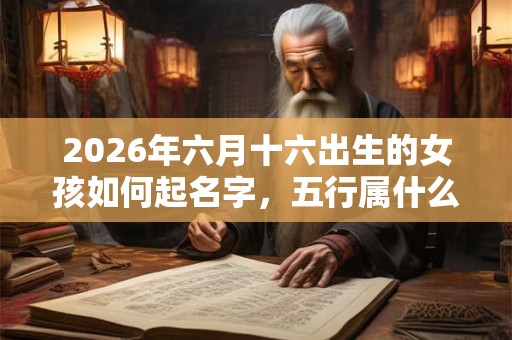 2026年六月十六出生的女孩如何起名字,五行属什么 2026年六月十六出生的女孩如何起名字,五行属什么