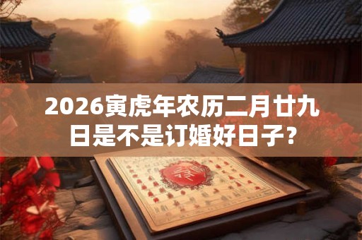 2026寅虎年农历二月廿九日是不是订婚好日子? 2026寅虎年农历二月廿九日是不是订婚好日子?