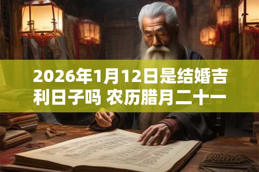 2026年1月12日是结婚吉利日子吗 农历腊月二十一举办婚礼怎么样