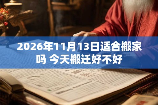 2026年11月13日适合搬家吗 今天搬迁好不好