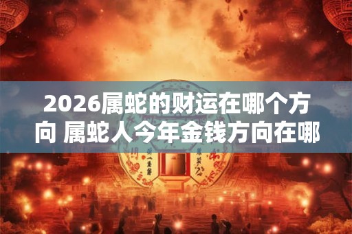 2026属蛇的财运在哪个方向 属蛇人今年金钱方向在哪 2026属蛇的财运在哪个方向 属蛇人今年金钱方向在哪