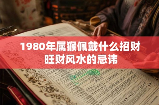 1980年属猴佩戴什么招财 旺财风水的忌讳
