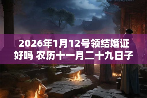 2026年1月12号领结婚证好吗 农历十一月二十九日子好吗 2026年1月12号领结婚证好吗 农历十一月二十九日子好吗