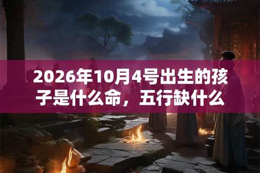 2026年10月4号出生的孩子是什么命,五行缺什么 2026年10月4号出生的孩子是什么命,五行缺什么