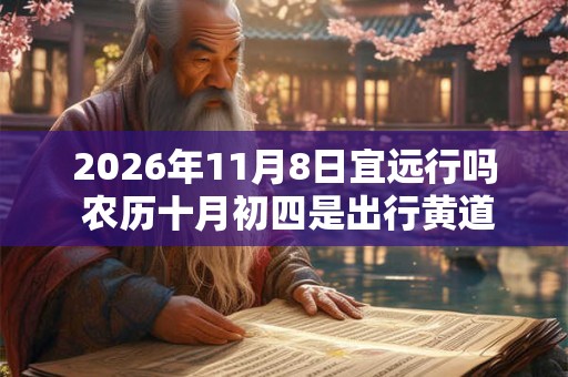 2026年11月8日宜远行吗 农历十月初四是出行黄道吉日吗 2026年11月8日宜远行吗 农历十月初四是出行黄道吉日吗