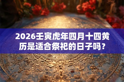 2026壬寅虎年四月十四黄历是适合祭祀的日子吗？
