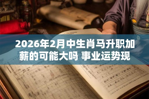 2026年2月中生肖马升职加薪的可能大吗 事业运势现况