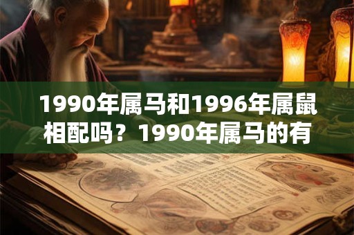 1990年属马和1996年属鼠相配吗?1990年属马的有几段婚姻? 1990年属马和1996年属鼠相配吗?1990年属马的有几段婚姻?
