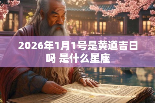 2026年1月1号是黄道吉日吗 是什么星座 2026年1月1号是黄道吉日吗 是什么星座