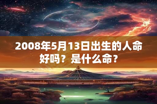 2008年5月13日出生的人命好吗?是什么命? 2008年5月13日出生的人命好吗?是什么命?