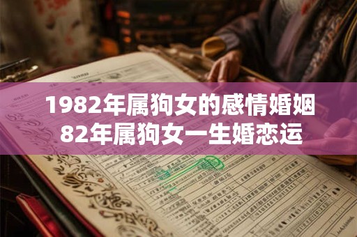 1982年属狗女的感情婚姻 82年属狗女一生婚恋运 1982年属狗女的感情婚姻 82年属狗女一生婚恋运