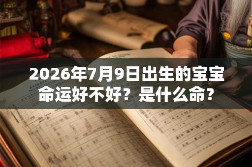 2026年7月9日出生的宝宝命运好不好?是什么命? 2026年7月9日出生的宝宝命运好不好?是什么命?