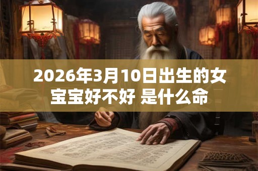 2026年3月10日出生的女宝宝好不好 是什么命 2026年3月10日出生的女宝宝好不好 是什么命