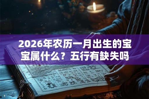2026年农历一月出生的宝宝属什么？五行有缺失吗