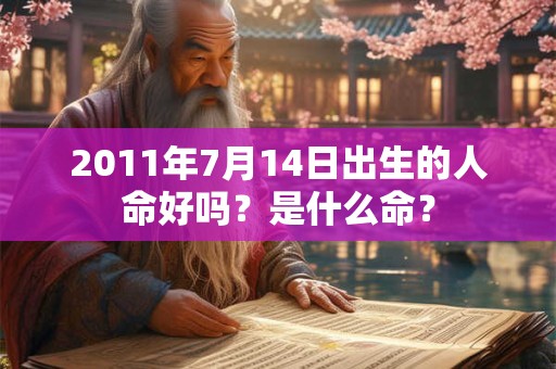 2011年7月14日出生的人命好吗?是什么命? 2011年7月14日出生的人命好吗?是什么命?
