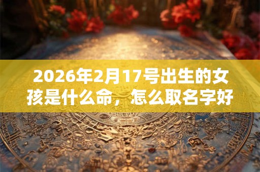 2026年2月17号出生的女孩是什么命，怎么取名字好