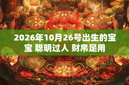 2026年10月26号出生的宝宝 聪明过人 财帛足用 2026年10月26号出生的宝宝 聪明过人 财帛足用