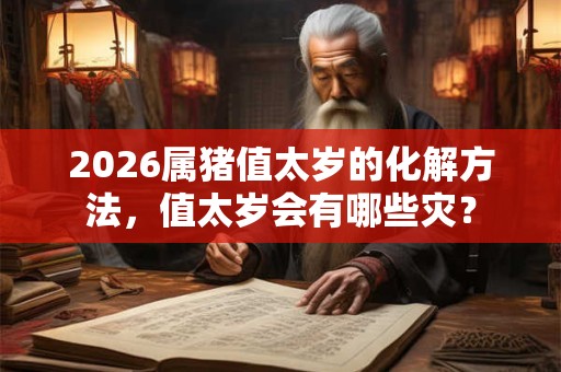 2026属猪值太岁的化解方法,值太岁会有哪些灾? 2026属猪值太岁的化解方法,值太岁会有哪些灾?
