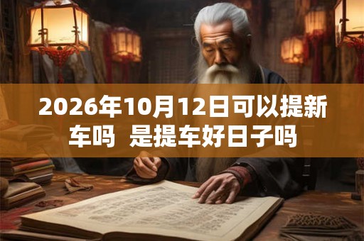 2026年10月12日可以提新车吗 是提车好日子吗 2026年10月12日可以提新车吗 是提车好日子吗