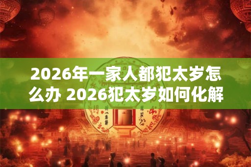 2026年一家人都犯太岁怎么办 2026犯太岁如何化解 2026年一家人都犯太岁怎么办 2026犯太岁如何化解