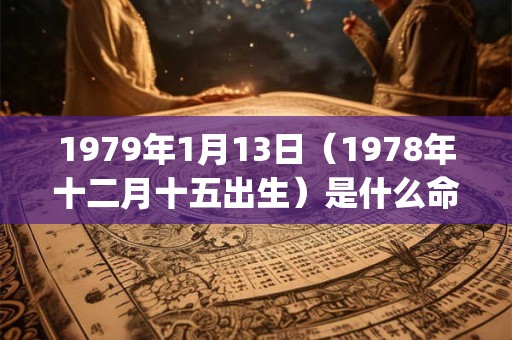 1979年1月13日(1978年十二月十五出生)是什么命_命运如何 1979年1月13日(1978年十二月十五出生)是什么命_命运如何
