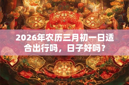2026年农历三月初一日适合出行吗,日子好吗? 2026年农历三月初一日适合出行吗,日子好吗?