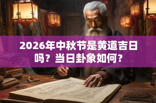 2026年中秋节是黄道吉日吗？当日卦象如何？