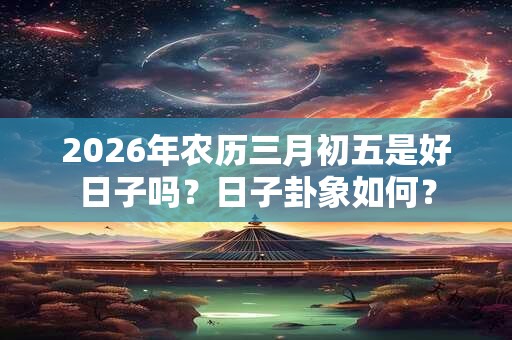 2026年农历三月初五是好日子吗？日子卦象如何？