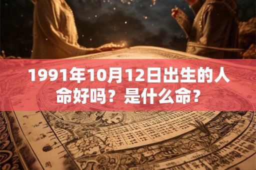 1991年10月12日出生的人命好吗?是什么命? 1991年10月12日出生的人命好吗?是什么命?