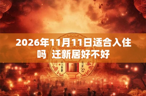 2026年11月11日适合入住吗  迁新居好不好