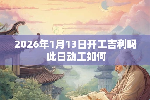 2026年1月13日开工吉利吗 此日动工如何 2026年1月13日开工吉利吗 此日动工如何