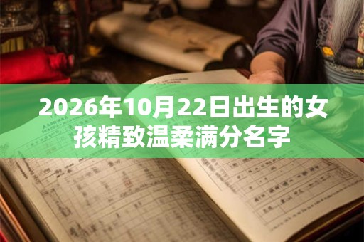 2026年10月22日出生的女孩精致温柔满分名字