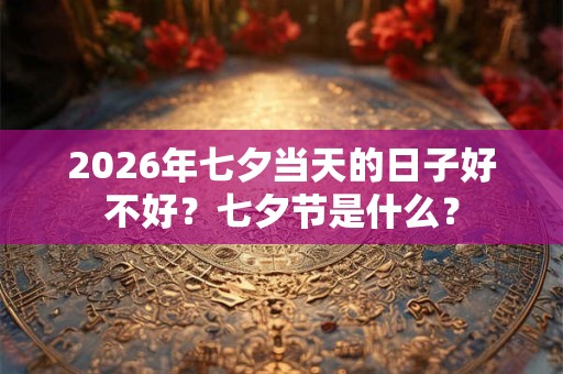 2026年七夕当天的日子好不好？七夕节是什么？