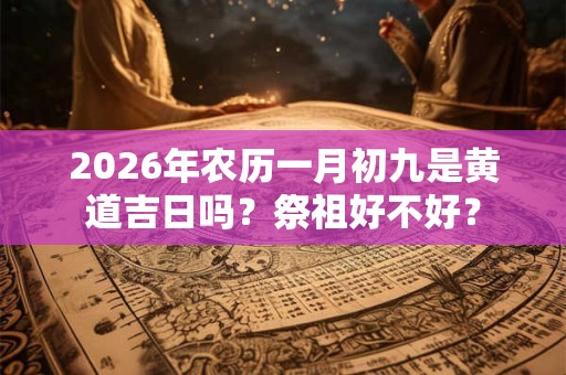 2026年农历一月初九是黄道吉日吗？祭祖好不好？